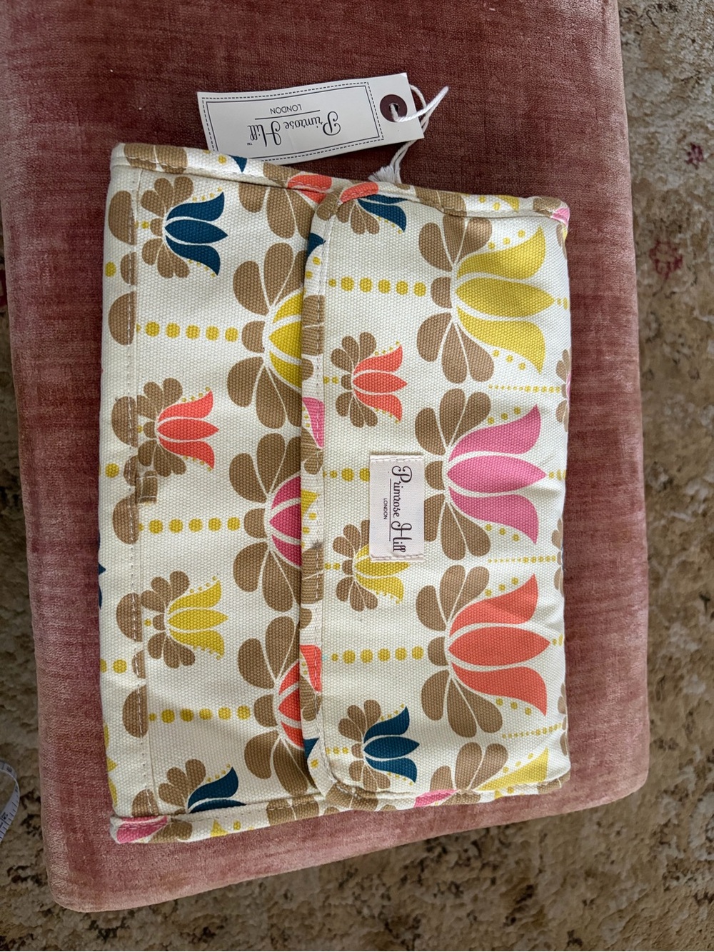 NWT Primrose Hill hanging valet travel gifts cottagecore Grandma chic handmade